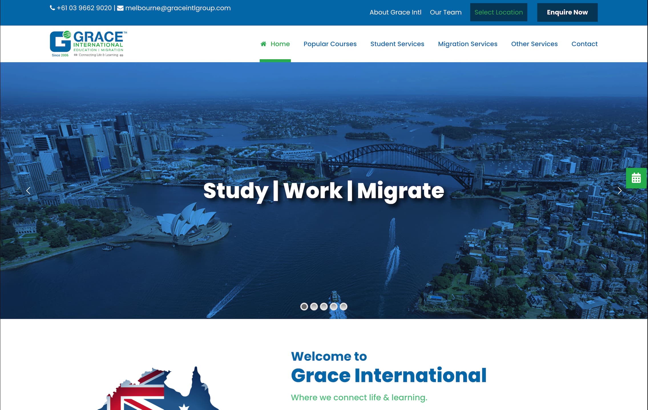 An image of the Grace International project.